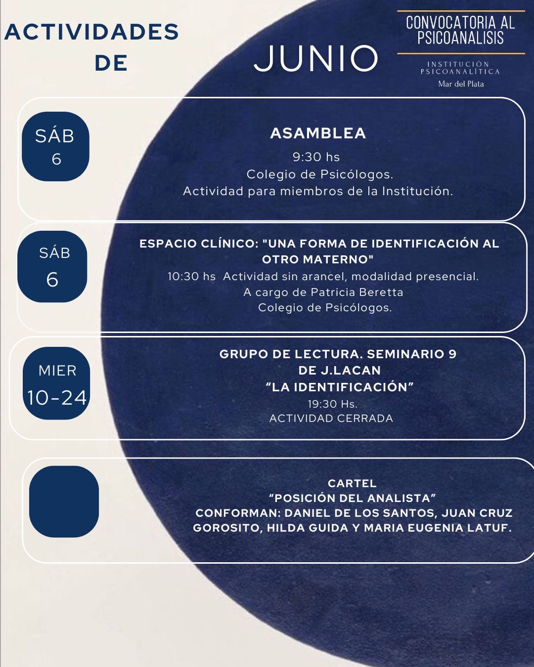 Agenda Junio 2026